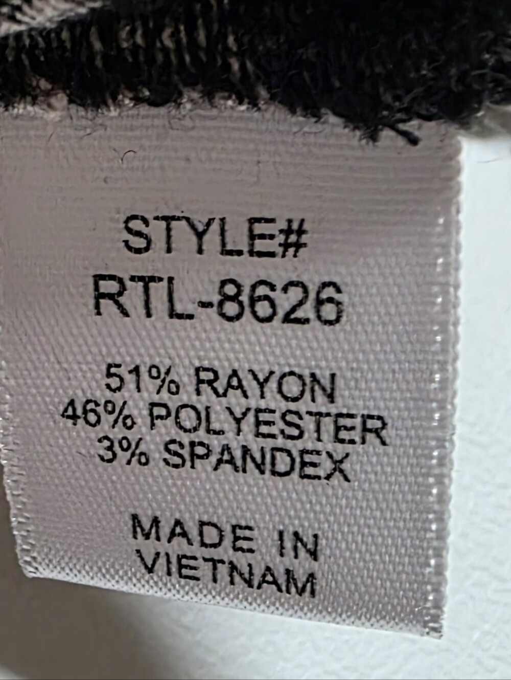 Zenana Black & White Striped Textured Knit Top Size Medium NWOT - Picture 6 of 6